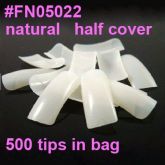 500 UNHAS TIPS COR NATURAL